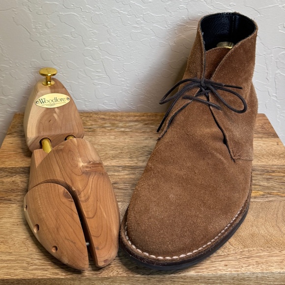 Thursday Boot Co Scout Chukka Boot in Cognac Suede men’s 9 + FREE bonus - Picture 2 of 9